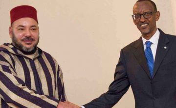 Mohamed VI y el presidente de Rwanda