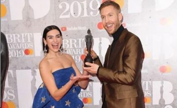 Calvin Harris en los Brit Awards